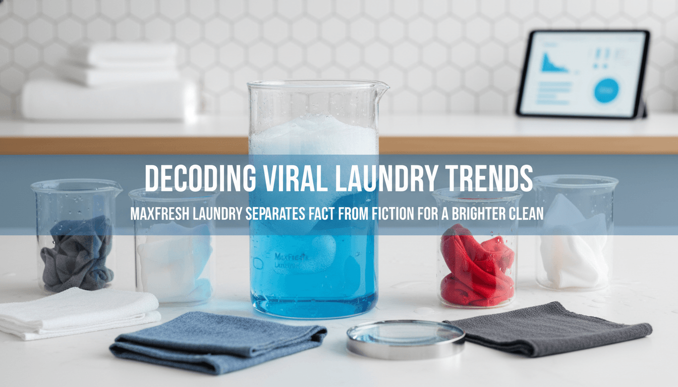 Decoding Viral Laundry Trends: MaxFresh Laundry Separates Fact from Fiction for a Brighter Clean